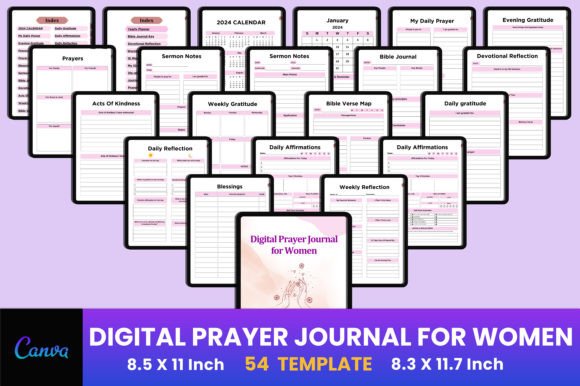 Download Digital Prayer Journal for Women - Prayer journal Collection
