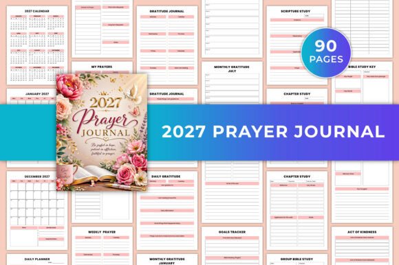 Download 2027 Prayer Journal KDP Graphic - Prayer journal Collection