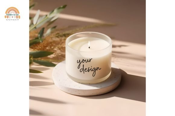 Download Boho Scented Candle Jar Mockup - Scented candle Collection