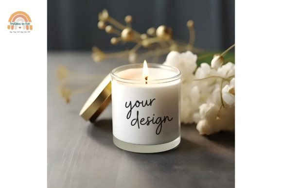 Download Boho Scented Candle Jar Mockup - Scented candle Collection