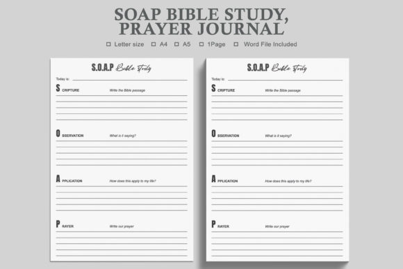 Download SOAP Bible Study,Prayer Journal - Prayer journal Collection