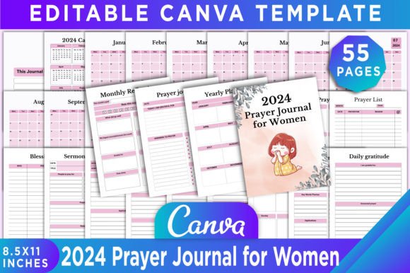 Download 2024 Prayer Journal for Women - Prayer journal Collection