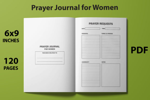 Download Prayer Journal for Women Interior - Premium Resources