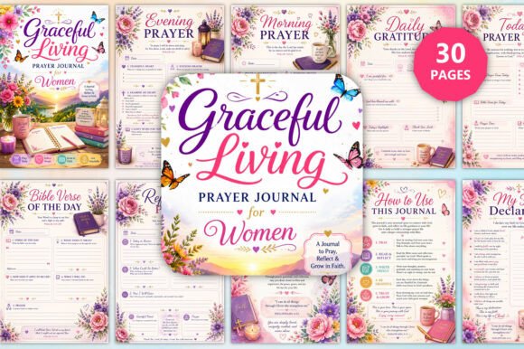 Download Graceful Living Prayer Journal for Women - Prayer journal Collection