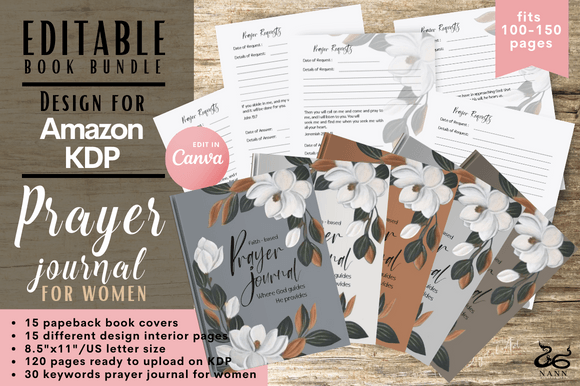 Download Prayer Journal for Amazon KDP/ #74 - Prayer journal Collection