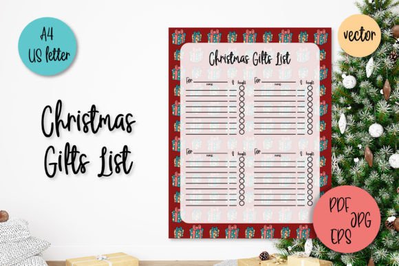 Download Christmas Gifts List Printable Template - Christmas gifts Collection