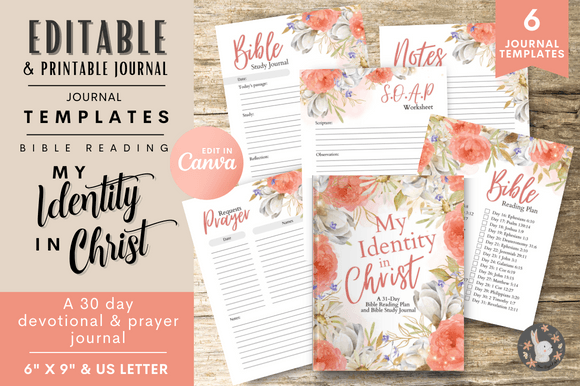 Download Devotional and Prayer Journal Templates - Prayer journal Collection