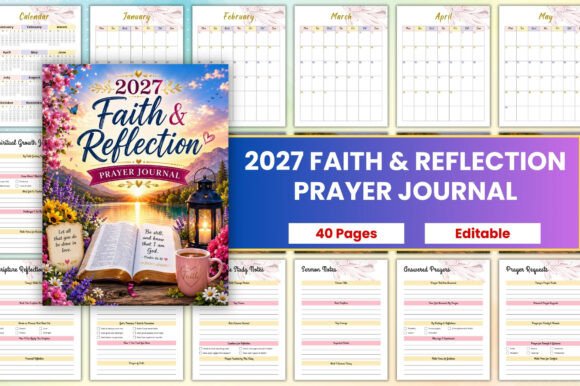Download 2027 Faith &amp; Reflection Prayer Journal - Prayer journal Collection